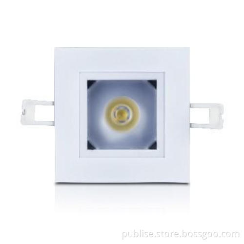 8W 700LM Square Ceiling Downlight Carbinet CREE-COB